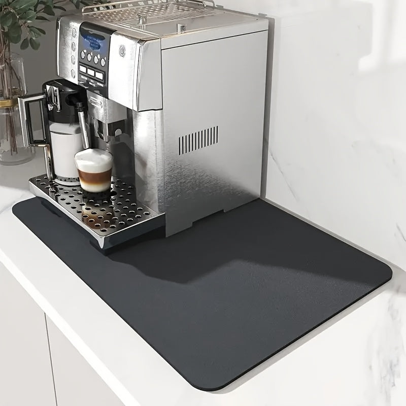 Absorbent Non-Slip Coffee Maker Mat Kitchen Counter Protector