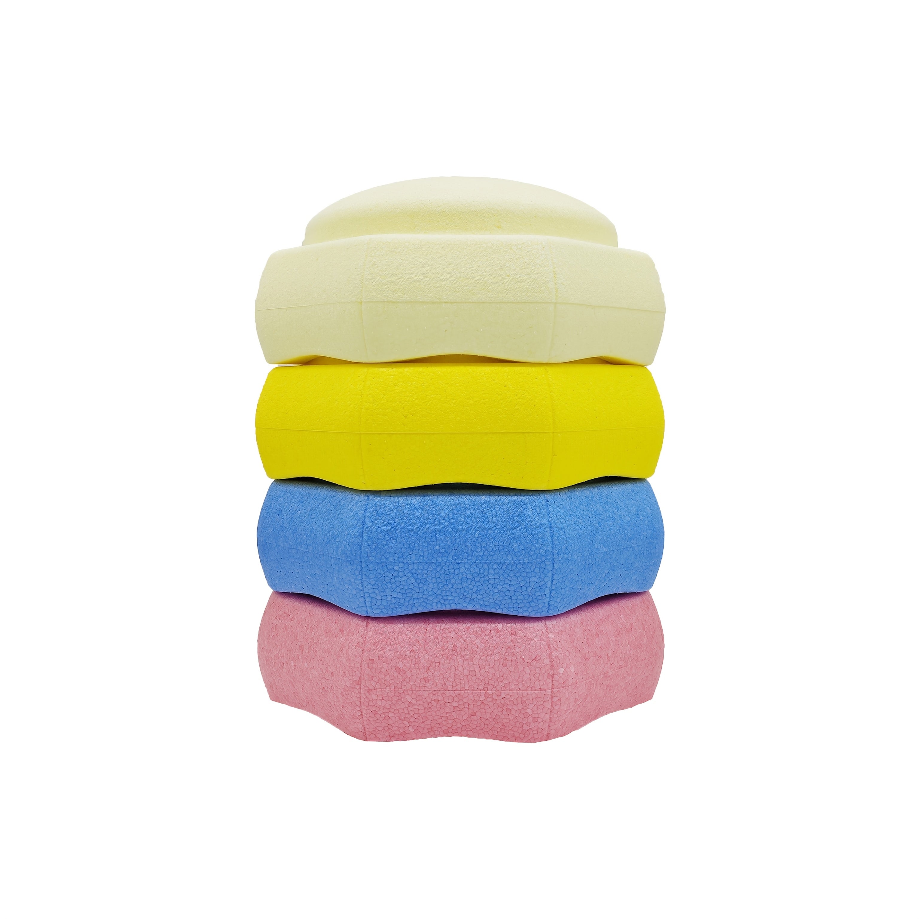 4 ta bolalar uchun qadam toshlari, ular muvozanat taxtalari, stullar yoki ijodiy ko'rsatma asoslari sifatida ishlatilishi mumkin. Rojdestvo, Halloween yoki tug'ilgan kun sovg'alari uchun ideal.