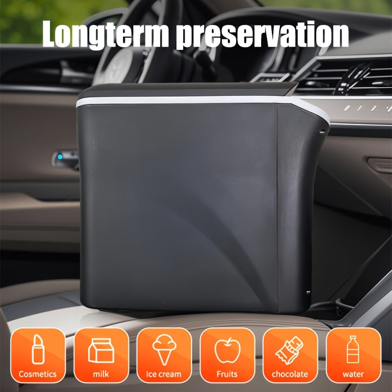 Mini transport sovutgichi 7.5L Portativ Kompakt Oq Kulrang Sayohat Kamping Muzlatgich
