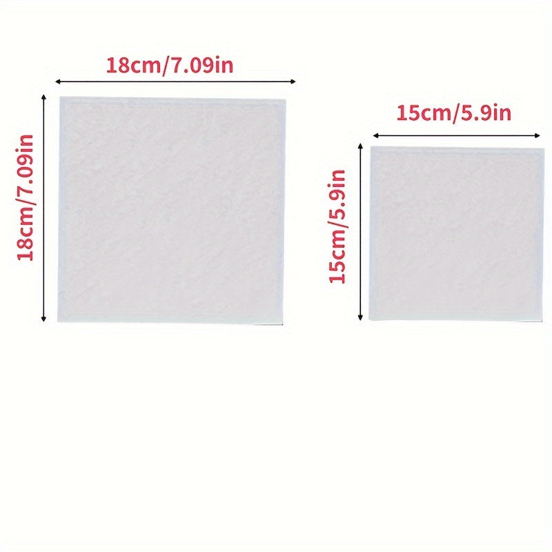 100 Square Paper Doilies Oil-Absorbing Disposable Baking Liners for Kitchen