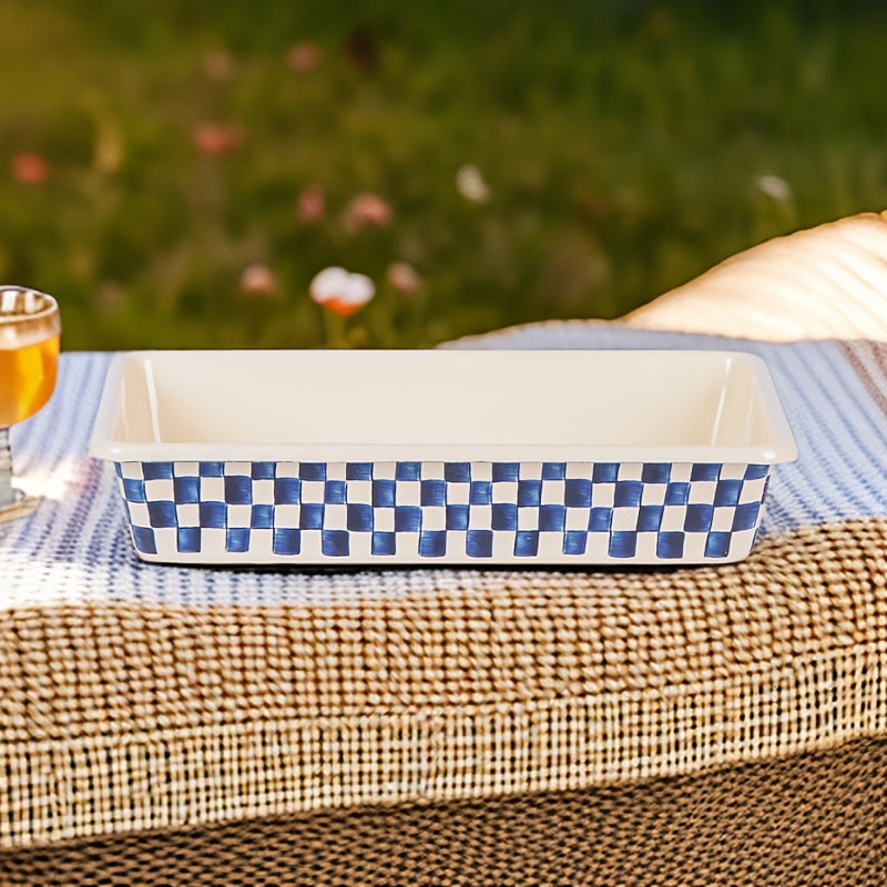 Enamel Baking Tray Rectangular Non-Stick Cooking Sheet