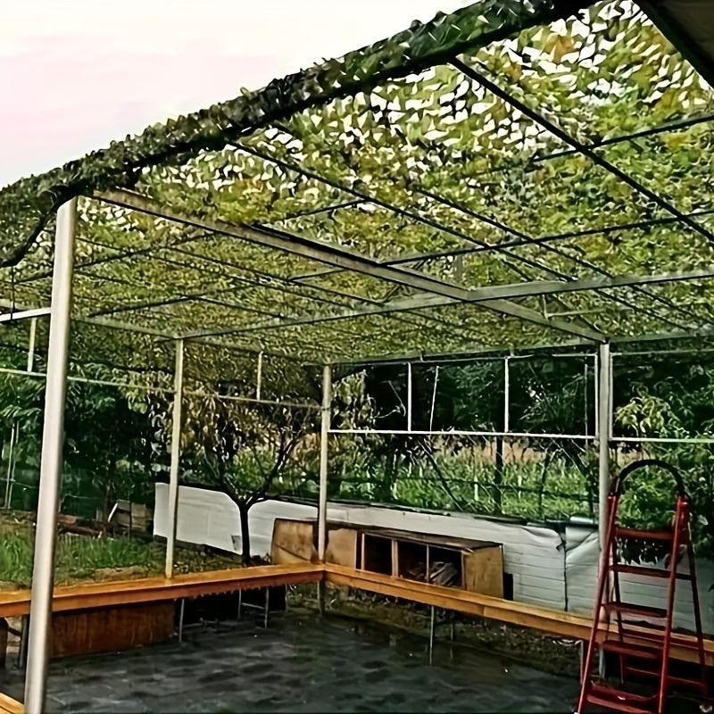 Nylon Camouflage Netting for Outdoor Landscaping Privacy and Concealment
