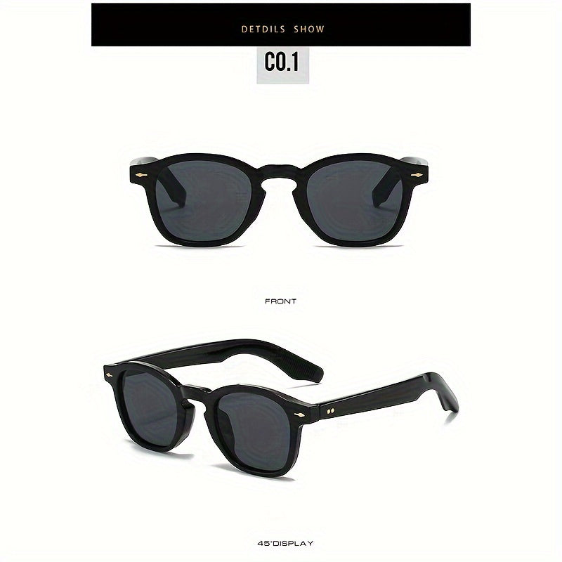 Square Glasses for Men and Women Lightweight Fashion Frame Casual and Activity Wear