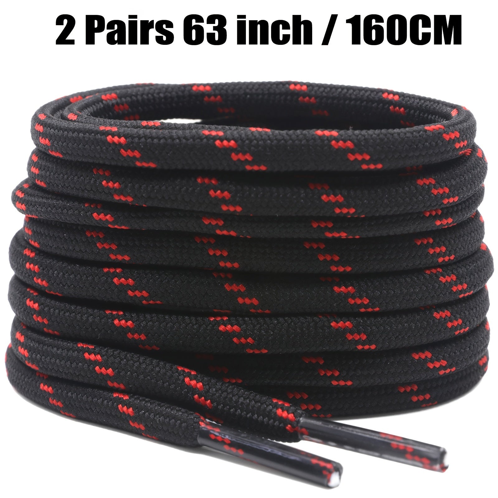Unisex Thickened Round Climbing Shoe Laces for Hiking and Work Boots