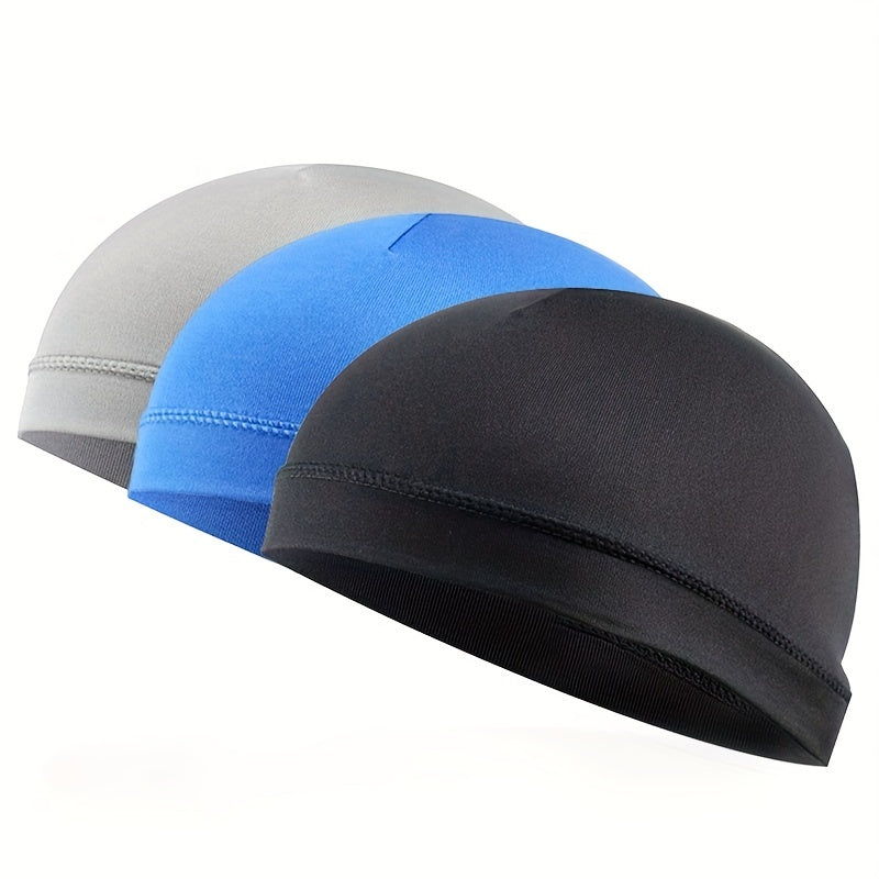Men Summer Sports Beanie Cap Soft Breathable Bicycle Helmet