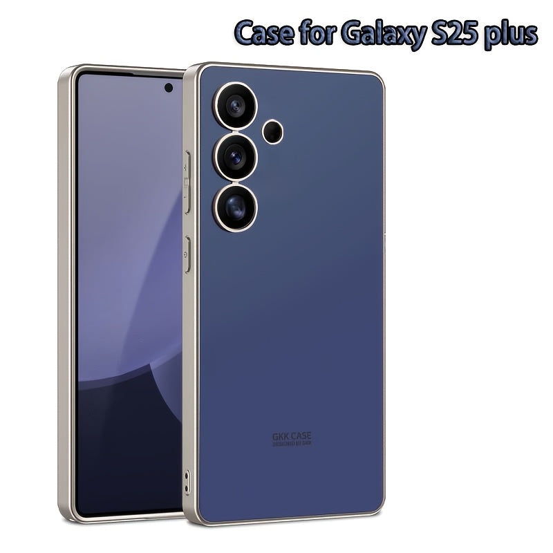 Samsung Galaxy S25 seriyali mobil telefon qopqog'i, himoya uchun mustahkam rang, to'liq qoplovli muzlatilgan qattiq qobiq. Asl rangdagi ultra-ingichka dizayn, izlar yo'q.