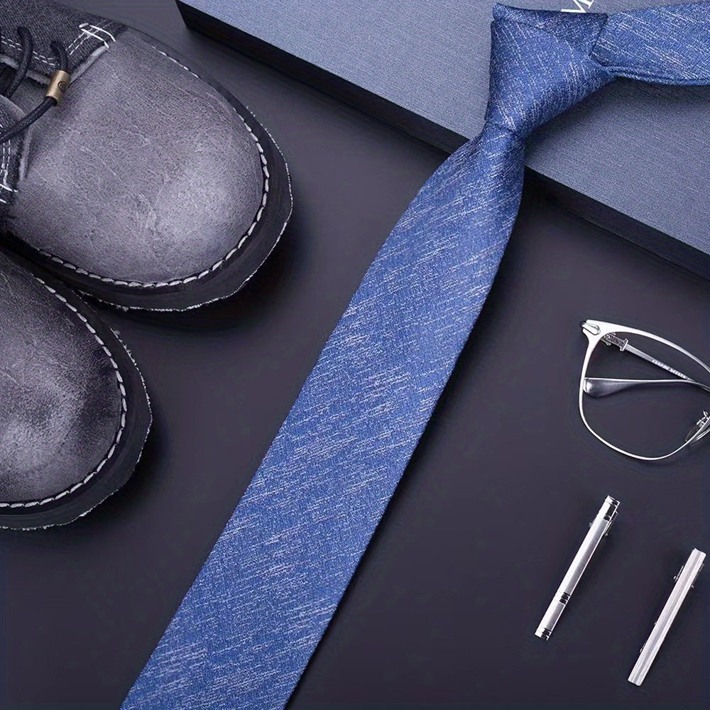 Men's Formal Tie 8cm Jacquard Business Meeting Party Wear for Men and Women