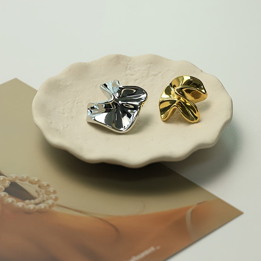 6 dona oltin kumush alloy ijodiy anisotropik tugmalar, o'z qo'lingiz bilan ishlash uchun kiyimlar va shimlar uchun