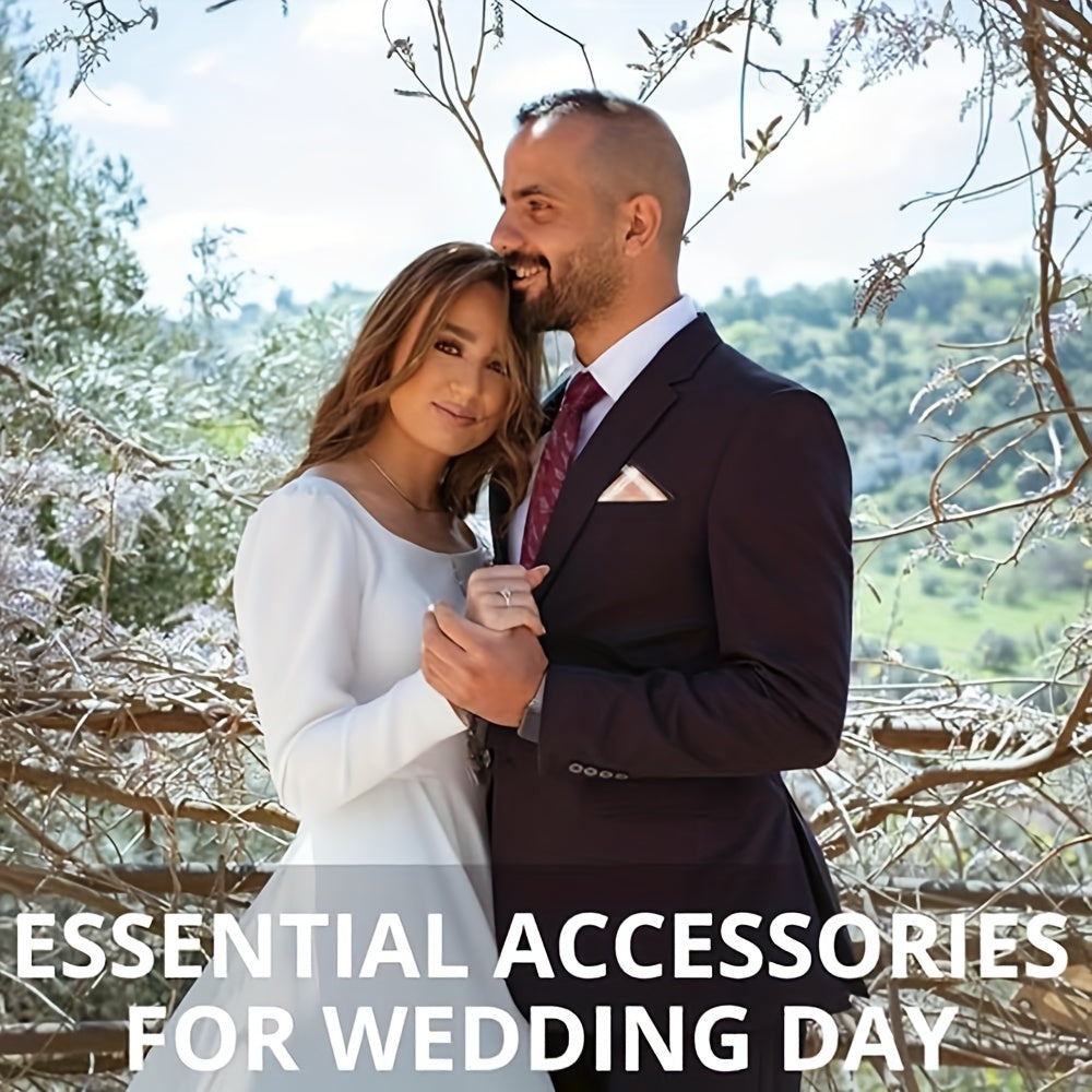 6 ta erkaklar uchun paxta sharfchalari to'plami, chiziqli naqsh bilan, yengil va mustahkam