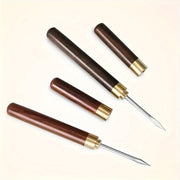Premium Ebony Rosewood Tea Knife Set with Needle and Cone 16cm for Pu'er Tea