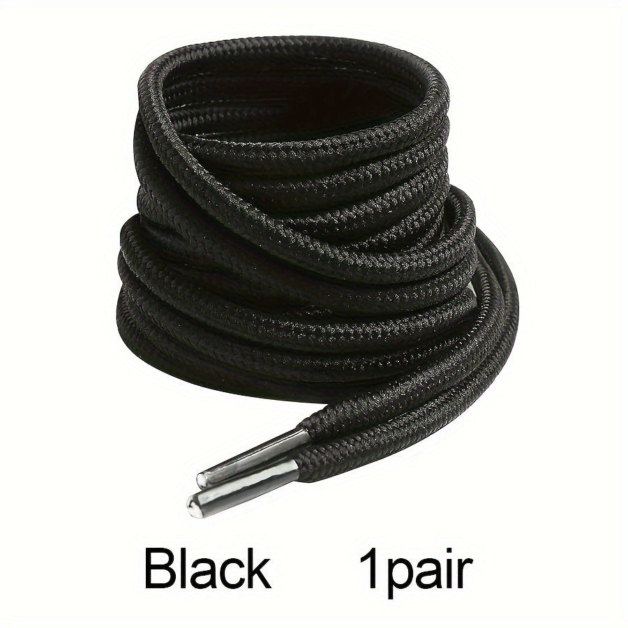 Unisex Thick Braided Polyester Shoelaces for Sneakers and Boots