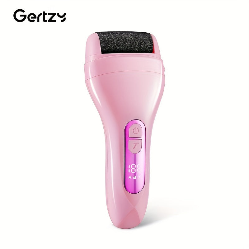 GERTZY USB qayta zaryadlanadigan elektr kallus olib tashlagich, ikki boshli va uzoq muddatli batareya bilan