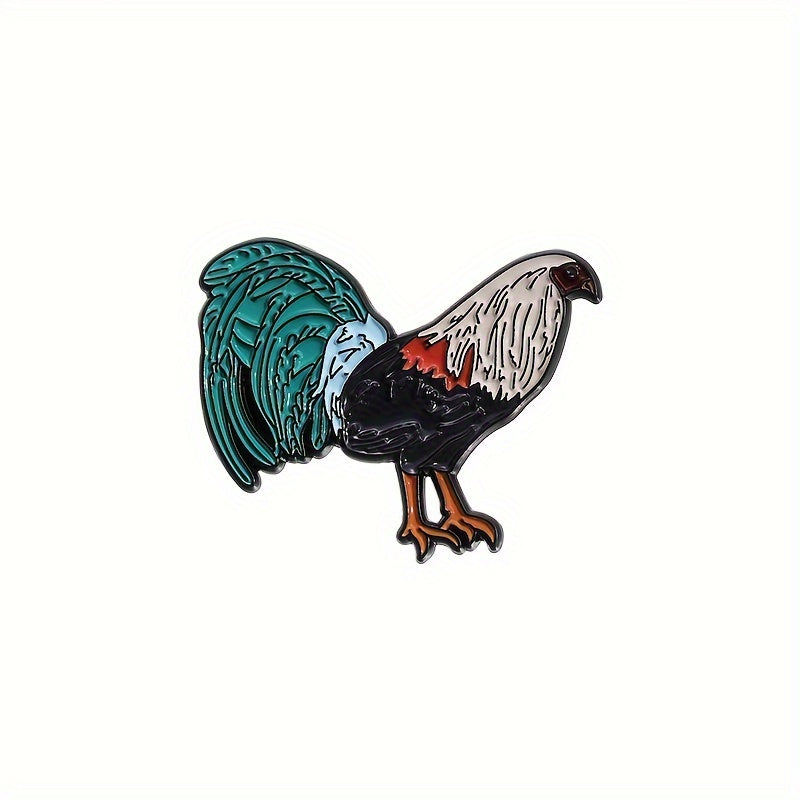 Metal Baseball Cap Pin Set with Mexican Eagle Skull and Chicken Patterns for Hat Decoration