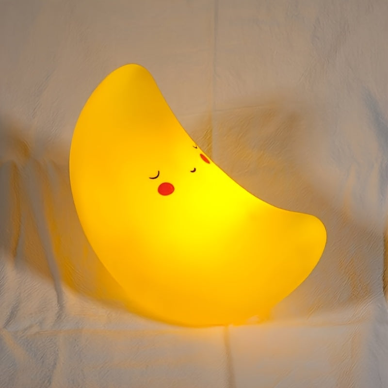 Yotoqxona yoki yashash xonasi dekoratsiyasi uchun yulduz va oy dizayni bilan yumshoq nurli tun chirog'i, ko'zga g'amxo'rlik qiluvchi muhitni ta'minlaydi. Bayramlar va Ramazon uchun ideal sovg'a.