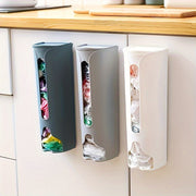 Plastic Wall-Mounted Bag Organizer for Kitchen and Bathroom Storage