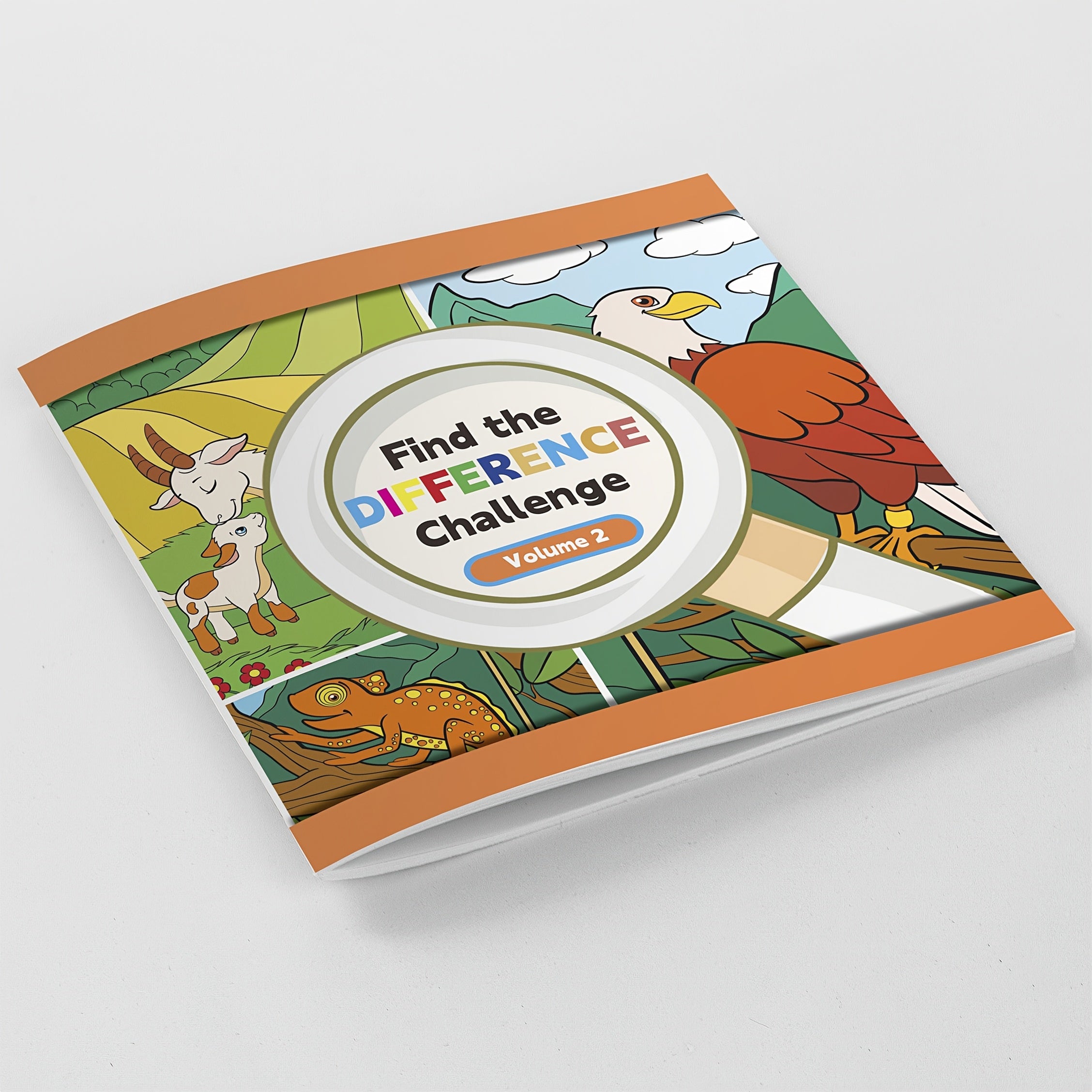 Kids Find the Differences Puzzle Book English Edition for Observation and IQ Development