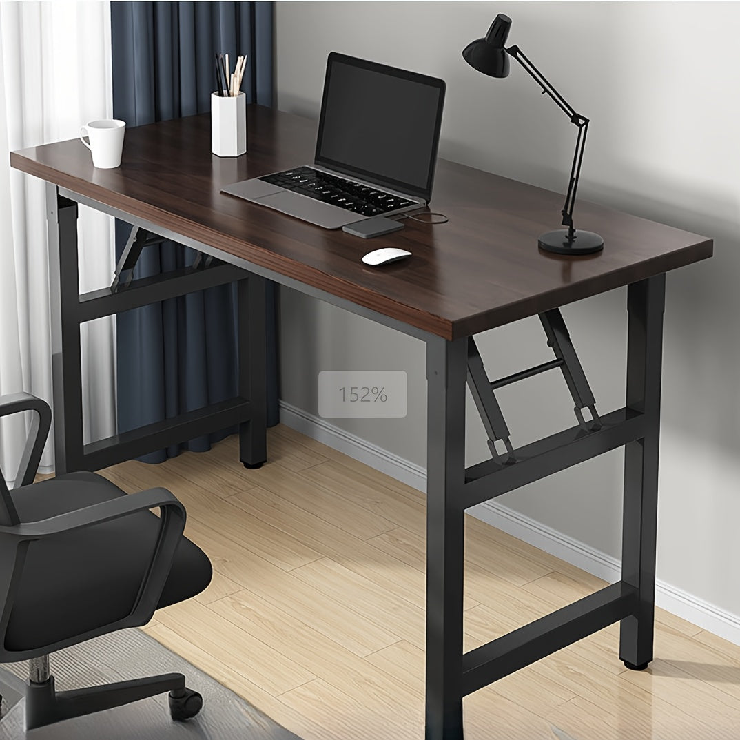 Ish, o'qish, ovqatlanish uchun egiluvchan ofis stoli - Oq/Sariq/Qora metall ramka - Turli maqsadlar uchun mos