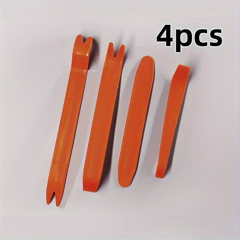 4-Donali Plastik Avtomobil Audio Tizimlarini Tahlil Qilish Asboblari To'plami, Eshik Panelini Olib Tashlash Asboblari