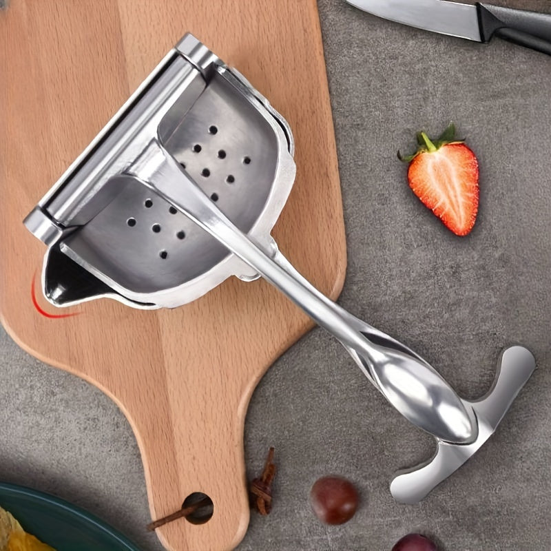 Ko'p funksiyali qo'l pressi limon siqgich, oson siqish uchun sharbat qisqichi bilan