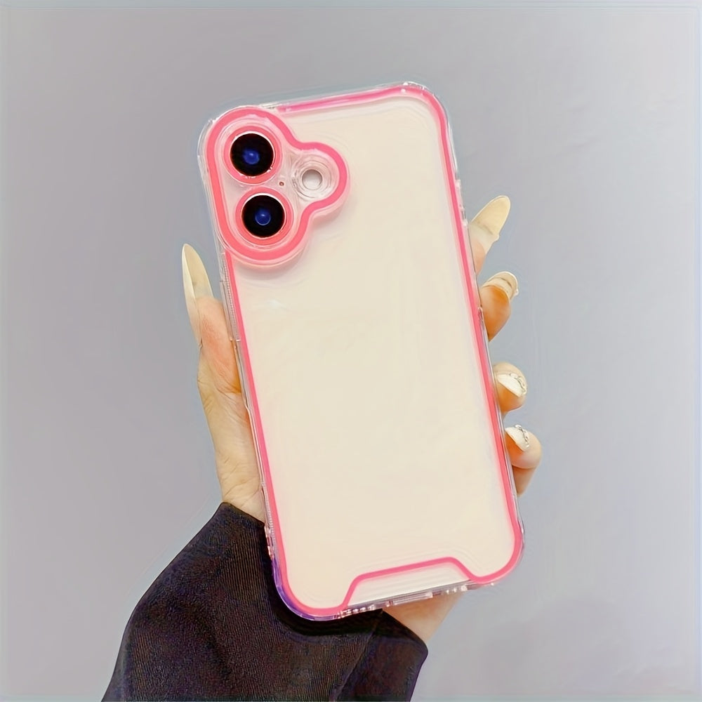 Luminous Clear Silicone Phone Case for iPhone 11-16 Pro Max Plus