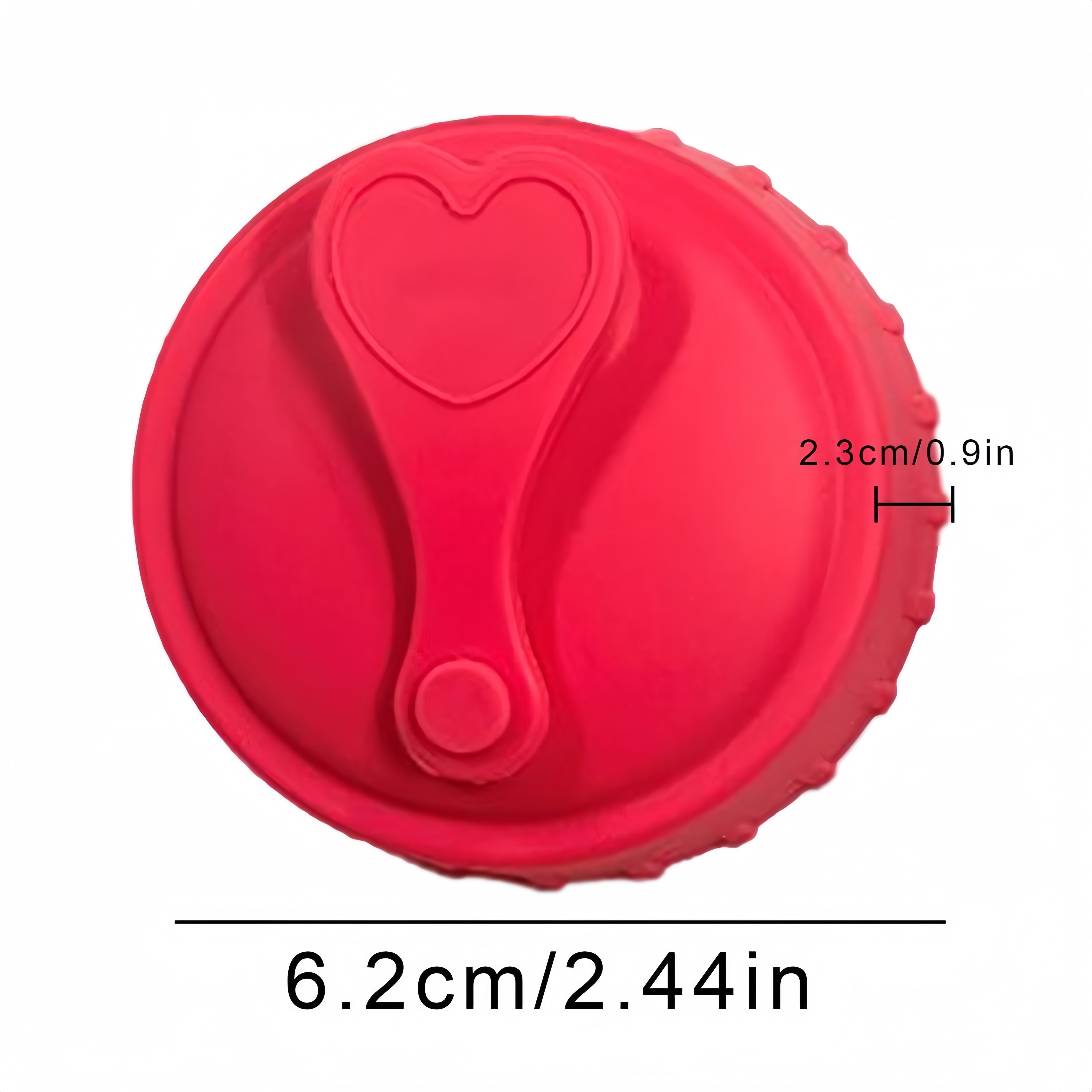 Set of 6 Silicone Can Lids Reusable BPA-Free Covers for Soft Drinks and Juice