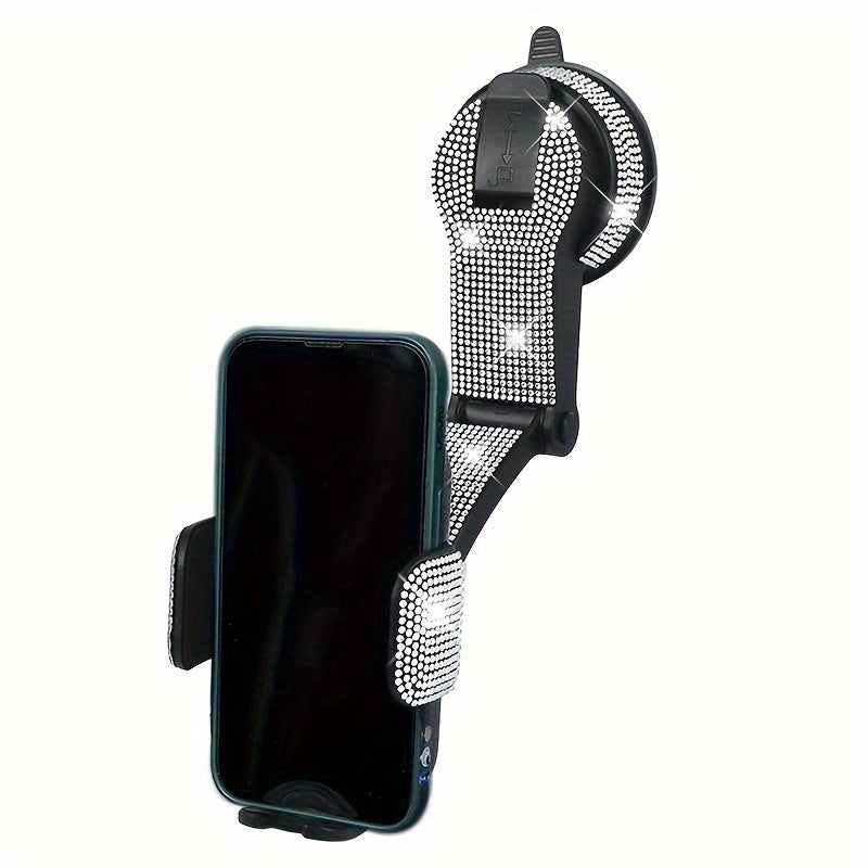 Soporte universal para teléfono de coche con ventosa, rotación de 360°, anti-vibración y soporte para navegación