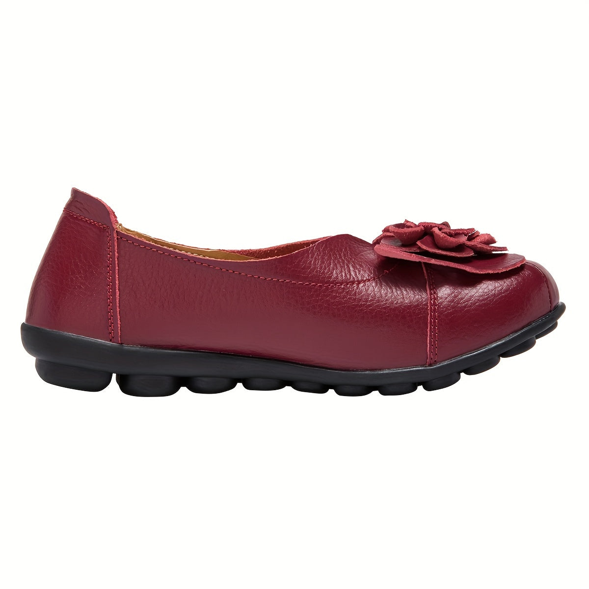 Women's Flat Shoes Solid Color Slip-On Casual Flats