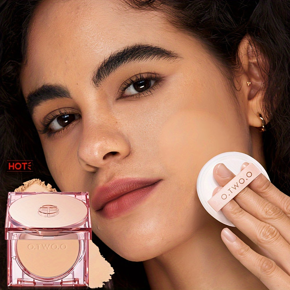 3D Soft Focus Face Powder All Skin Types Long-Lasting Oil Control Natural Finish