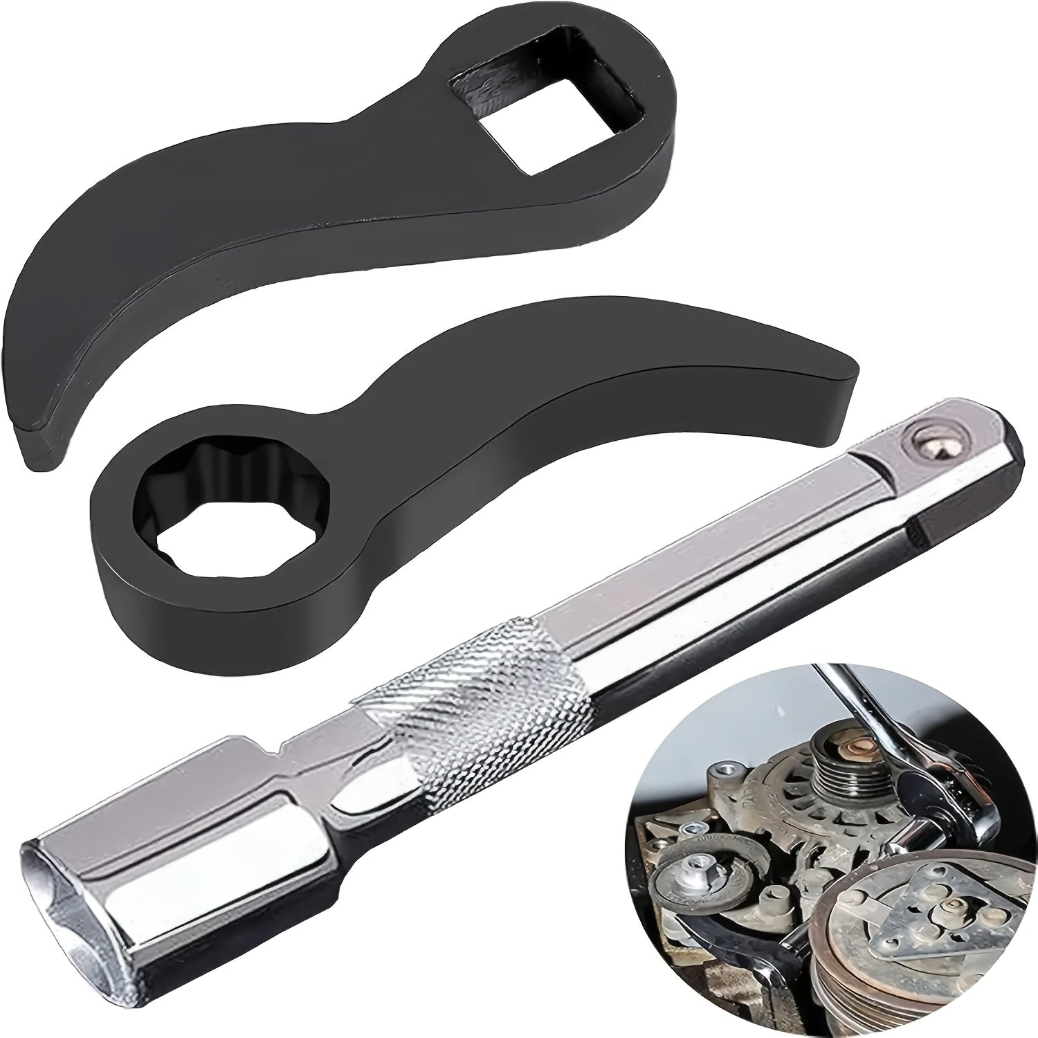 Automotive Disassembly Tool Half Axle Puller Pry Bar 3/8 Inch Drive