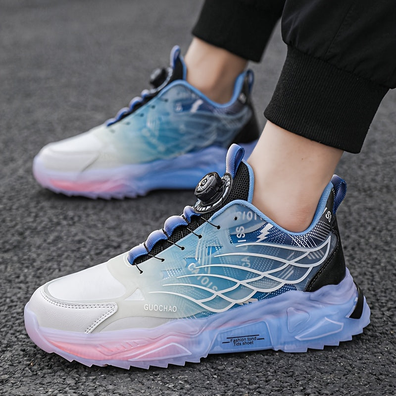 Unisex Casual Non-Slip Sneakers with Thick Sole All-Season EVA TPU