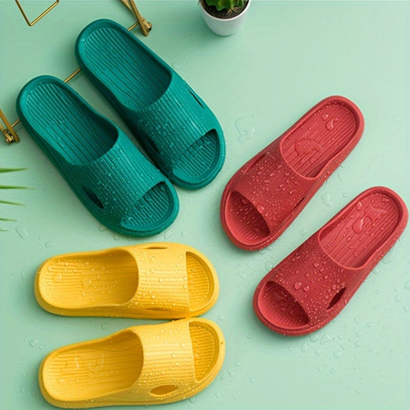 Unisex Soft Sole Bathroom Slippers Couples Home Indoor Sandals