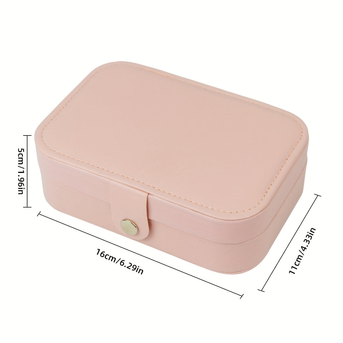 Компактная коробка для хранения украшений для колец, ожерелий и гвоздиков, органайзер для путешествий