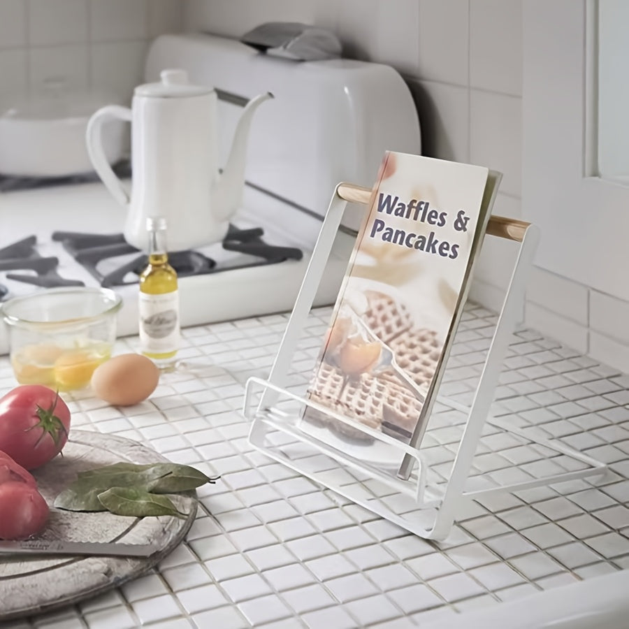 Telefon va planshet uchun portativ metall stend - oshpazlik, tomosha qilish, o'rganish va onlayn o'qish uchun ko'p funksiyali, yig'iladigan dizayn