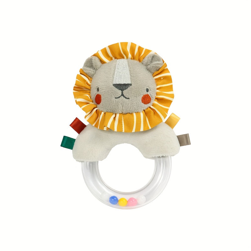 Baby Rattles Soft Hand Bell Grip Rocking Bed Squeaky Baby Rattle for Newborns 0-12 Months