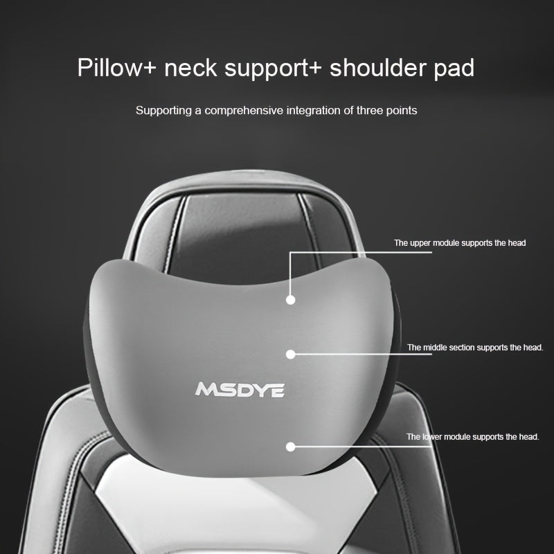 Almohadilla de soporte cervical de espuma viscoelástica para el asiento del conductor del coche