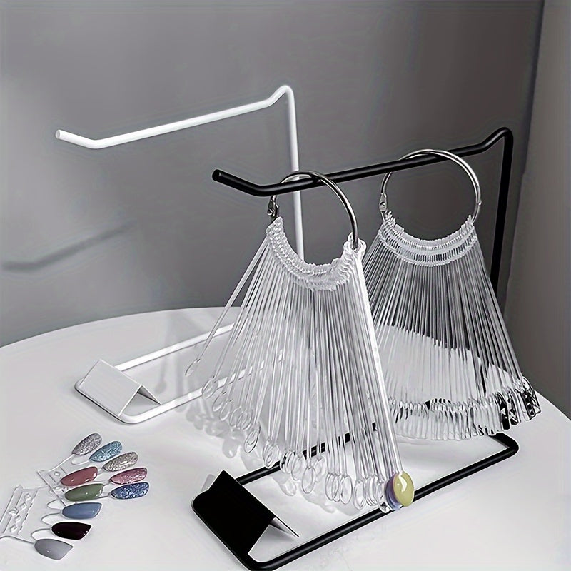 Elegant Iron Jewelry Stand for Earrings and Accessories Durable Metal Organizer with Hanging Hook