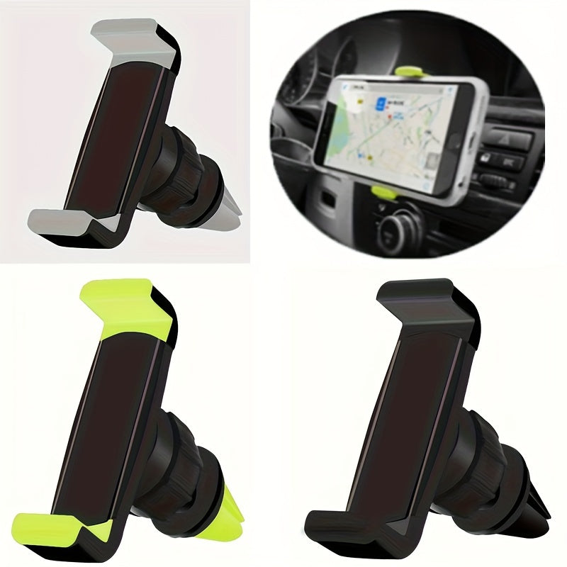 Car Air Vent Phone Holder Snap-On 360 Degree Rotating Multifunctional