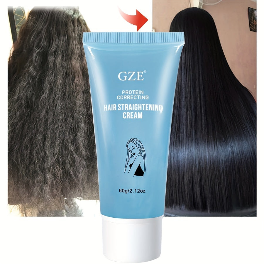 Hair Straightening Cream 60g Moisturizing Damage-Free Glossy Straightening