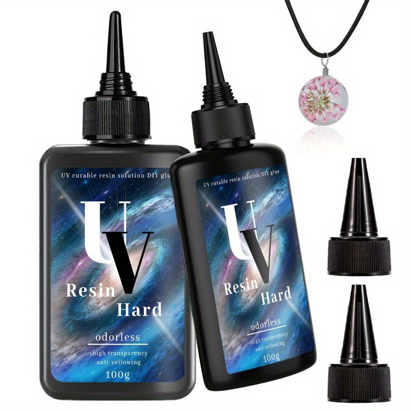 Low Viscosity UV Resin Kit for Jewelry and Crafts 100g-500g Super Transparent Finish
