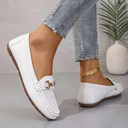 Women's Flat Shoes - Lightweight Slip-On Loafers for Casual Wear
