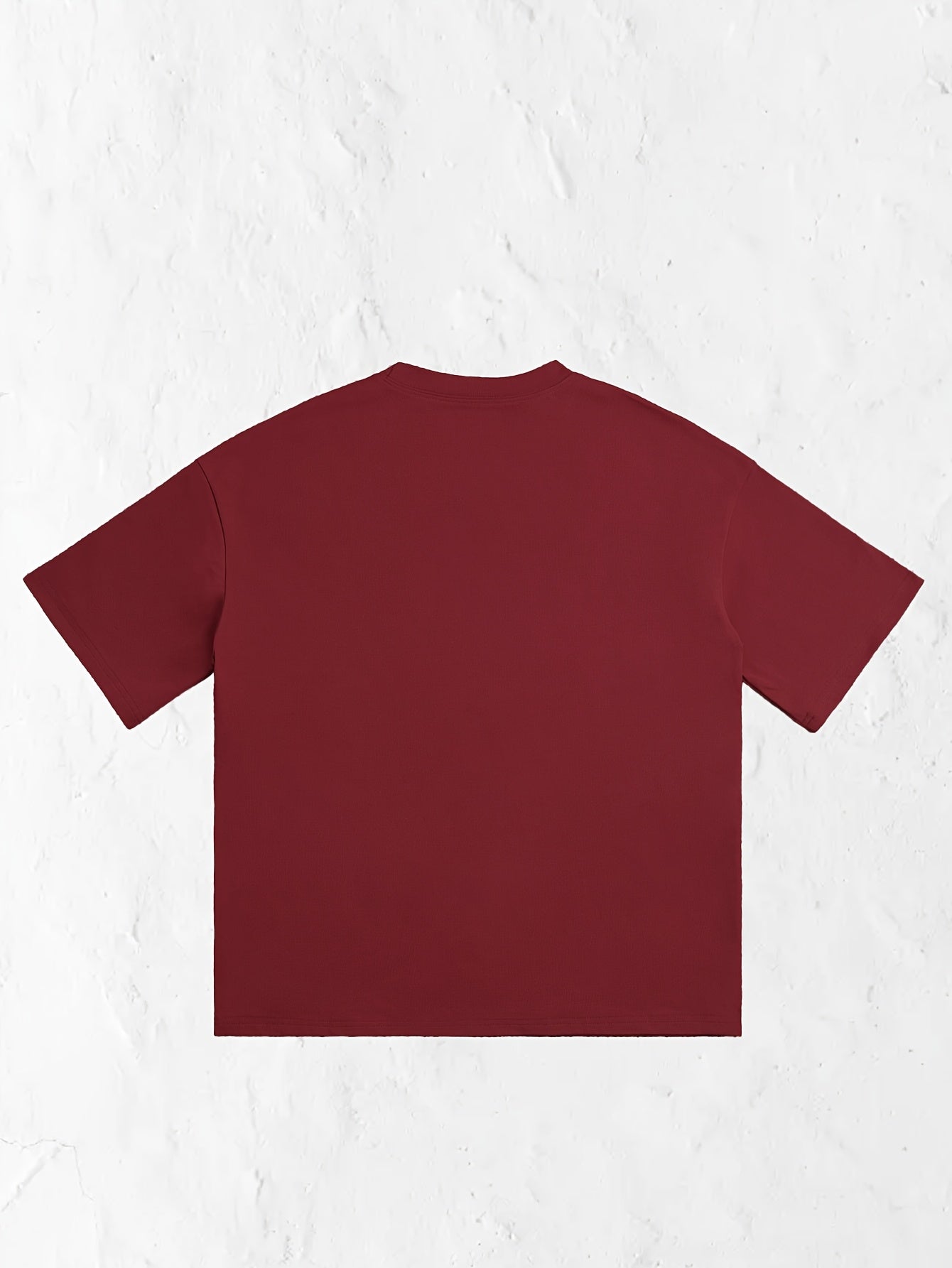 Women's Y2K Maroon Graphic T-Shirt with Black Cat and Artistic Lettering