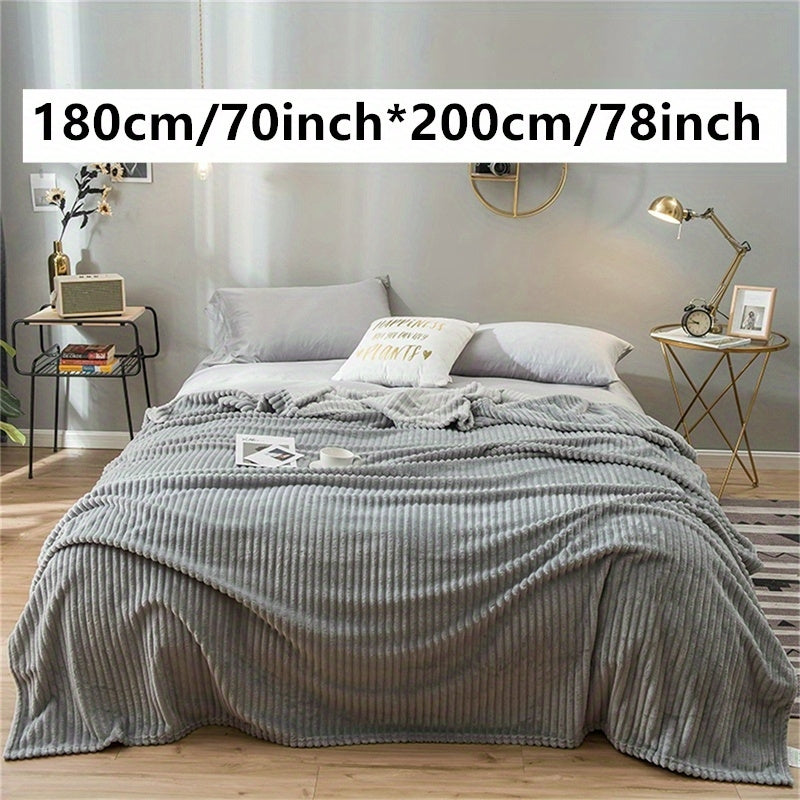 Faux Rabbit Fur Bed Blanket Soft Plush Throw for Bed Couch 50x60 Inches