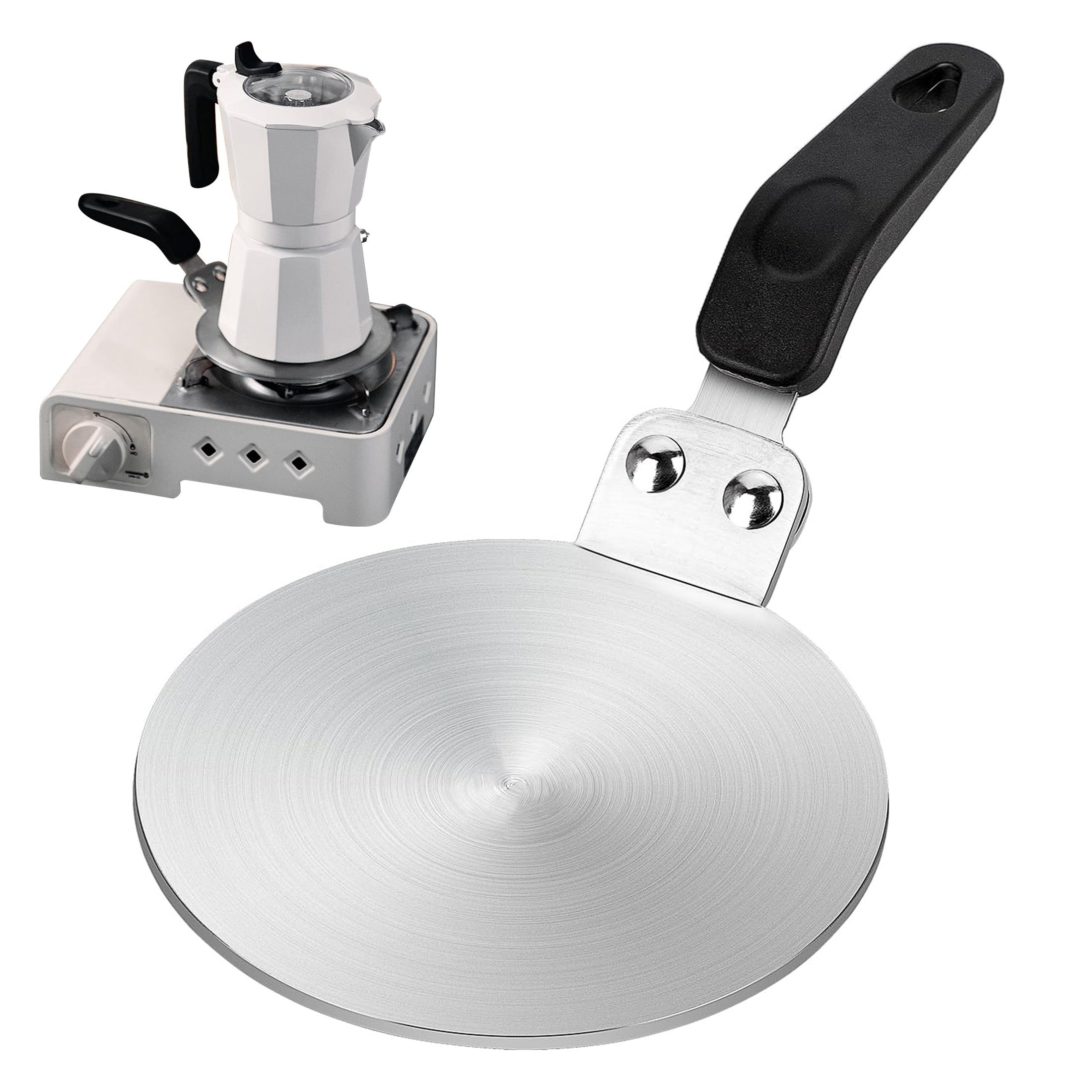 Stainless Steel Trivet for Induction Cooking Heat-Resistant for Espresso Makers and Casseroles