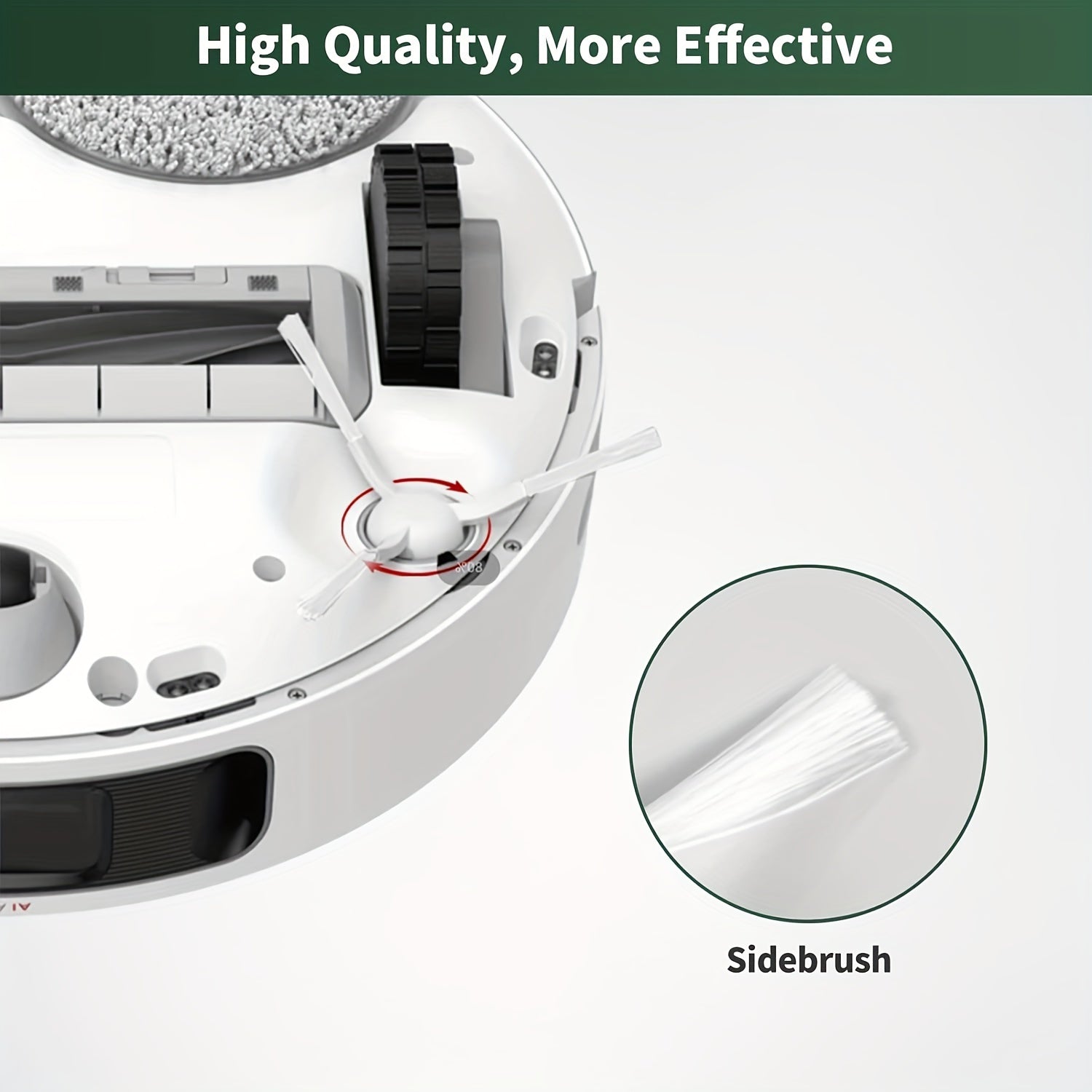 18pcs Vacuum Cleaner Accessories Set for Robot Vacuum X10 Plus Main Brush Side Brushes Filters Dust Bags Mop Cloths