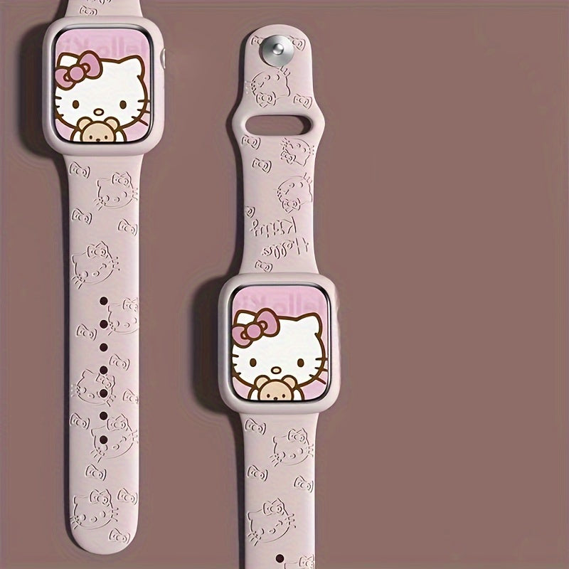 Stylish Laser Engraved Watch Band for 38-49mm Smartwatches Compatible with Apple and Samsung