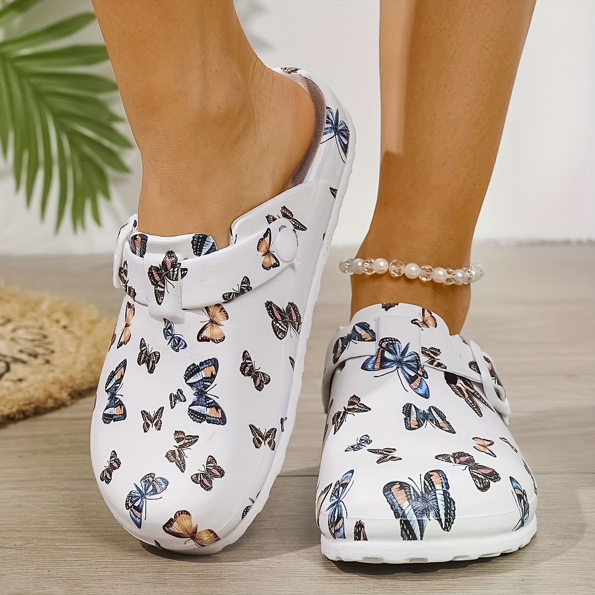 Ayollar EVA Slip-On Loafers Kelebek Noshir Nonslip Barcha mavsumlar uchun kundalik