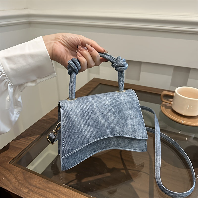 Women's PU Leather Clutch Bag with Adjustable Strap Solid Color Crossbody Evening Purse