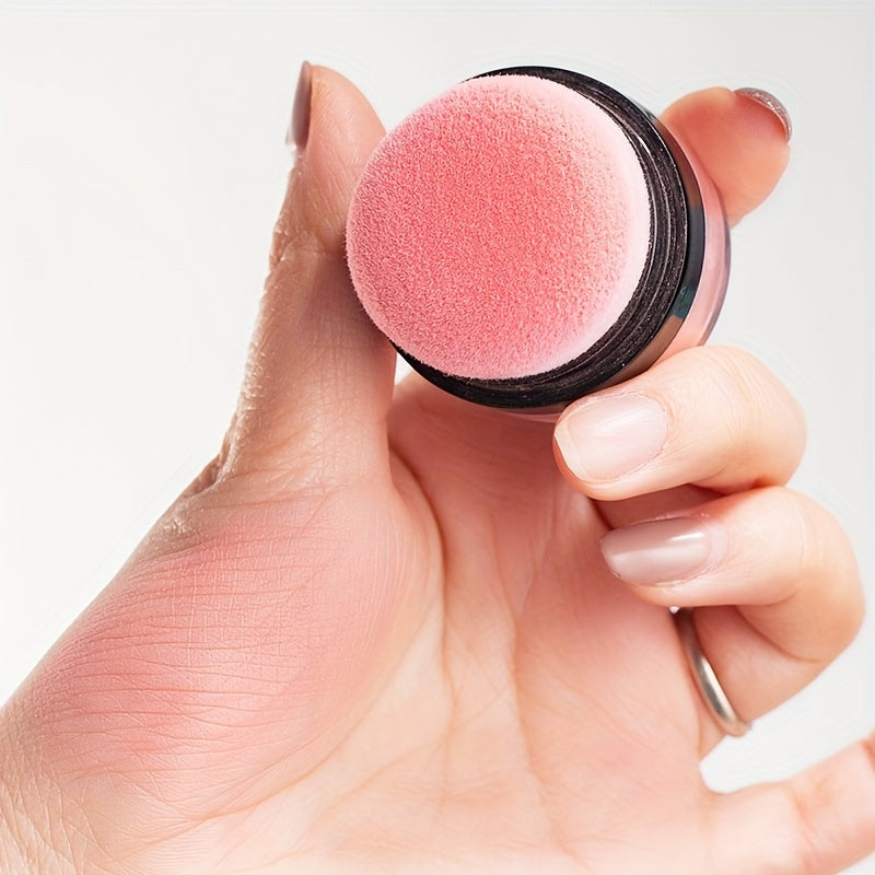 Polvo de rubor facial suave para mujer, colorete brillante, contorno nude iluminador