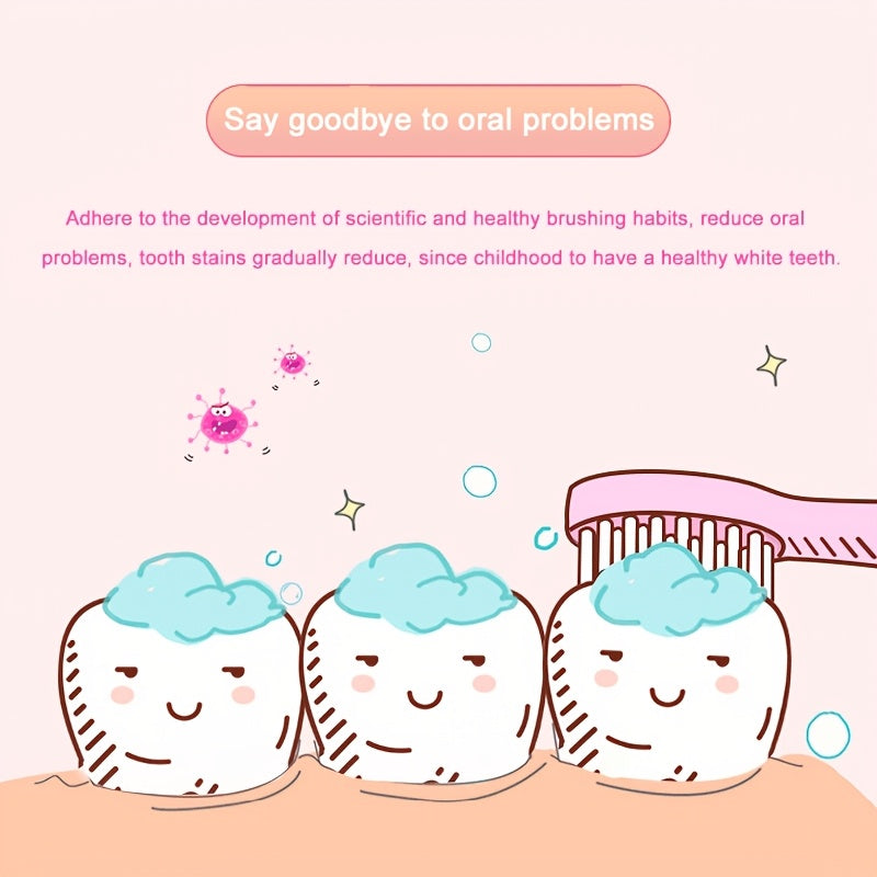 Family Electric Toothbrush Soft Bristles Battery-Operated Oral Care