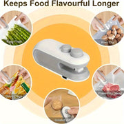 Магнитный герметизатор для продуктов питания, перезаряжаемый через USB, хранитель закусок для сохранения свежести